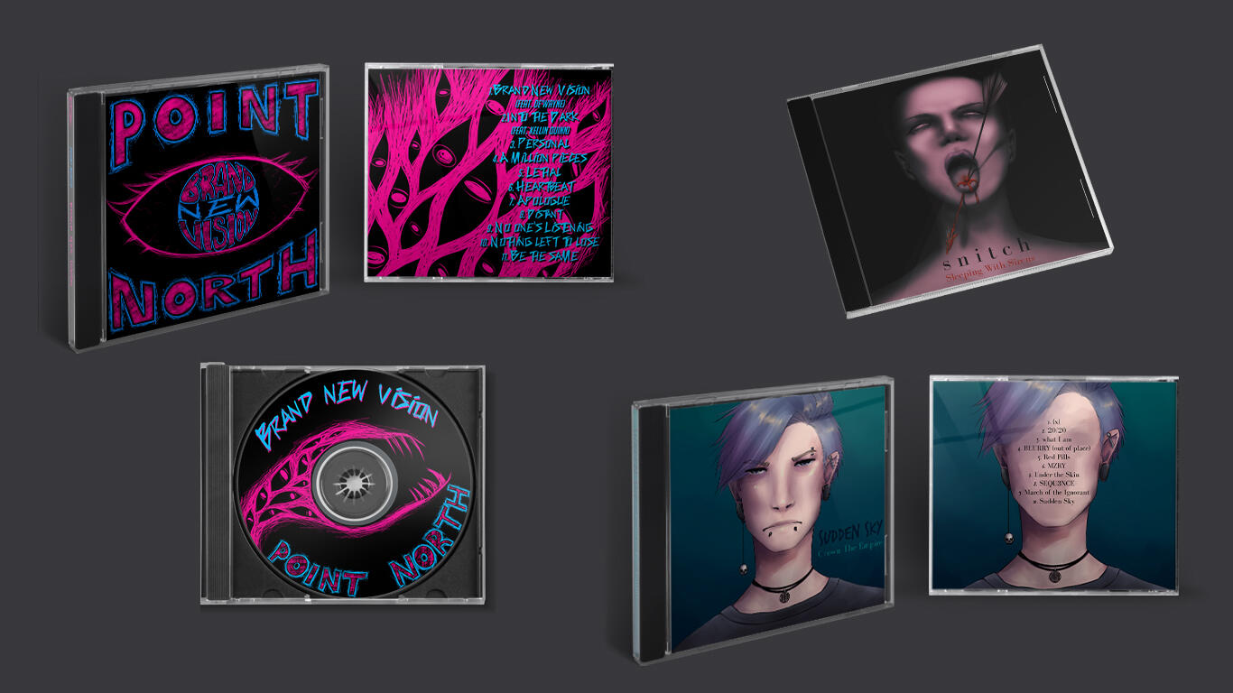 ringreinercryptidskullcryptidskullillustrationgraphicdesignIllustratorartMusicalbums