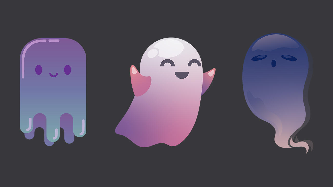 ringreinercryptidskullcryptidskullillustrationgraphicdesignIllustratorartflatdesignghosts