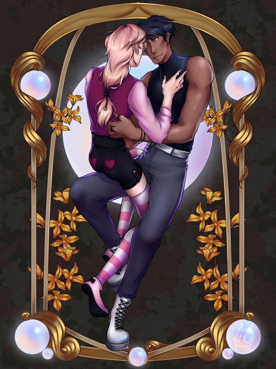 Happy Pride month AroDamn aaron damien birthday boba lovers bubble tea rainbow