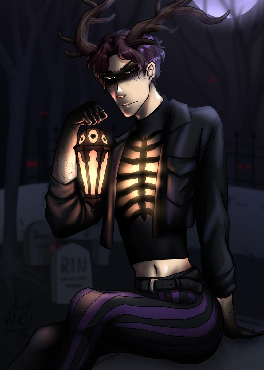 Oc bl Jun halloween character design spooky creature