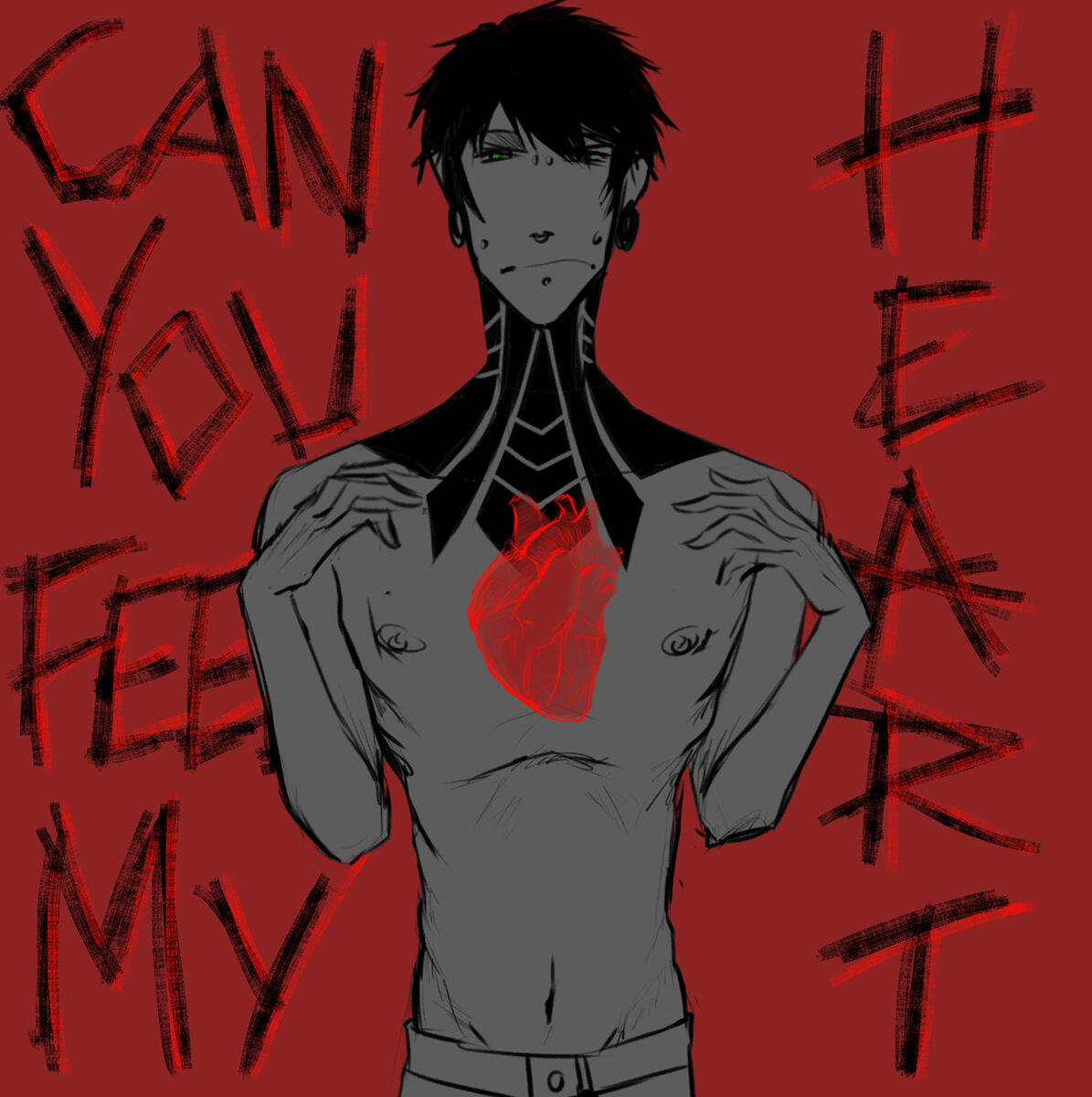 Zalem Can you feel my heart oc boba lovers art