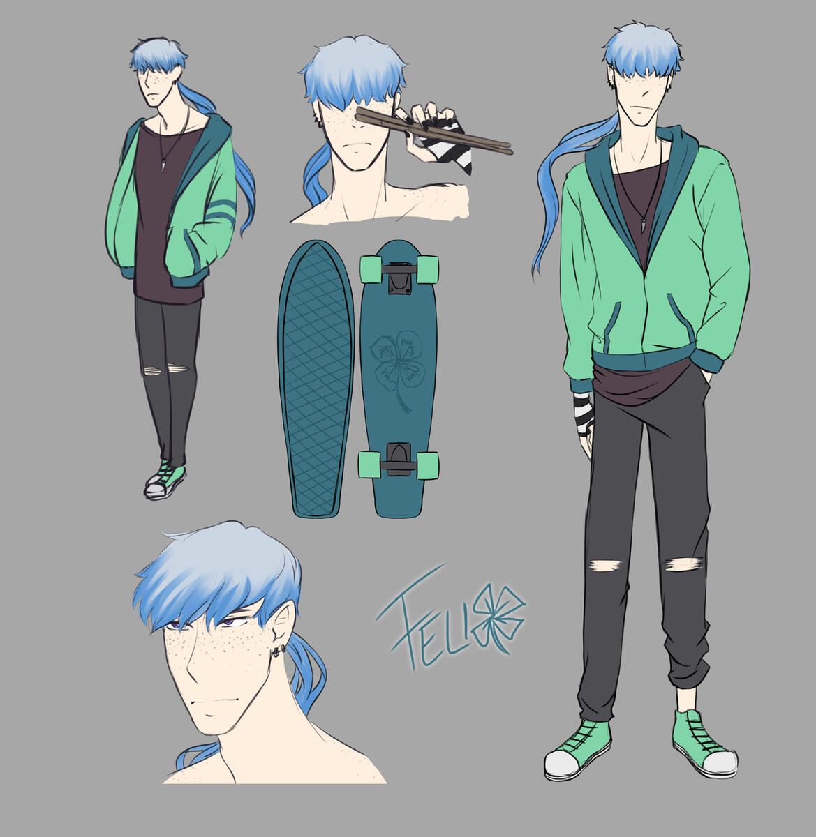 character design felix boba lovers