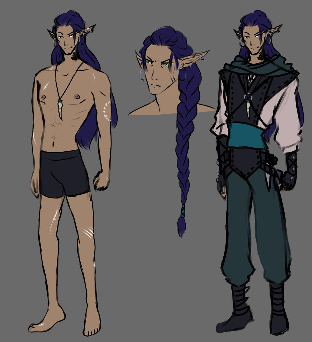 PnP D&amp;D Pen and Paper Character Design Zal&#39;ed
